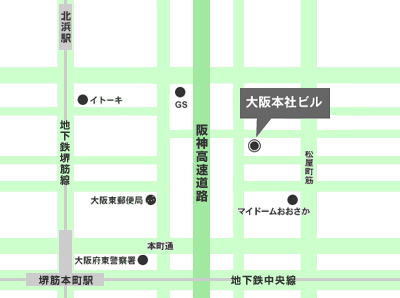 大阪本社マップ